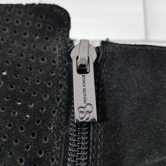 Jessica Simpson Black Open Toe Bootie 9.5 Nwot - Picture 7 of 16